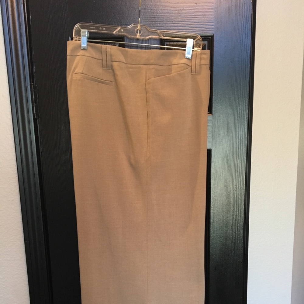 Lane Bryant Tan Chelsea Wide Leg Pants